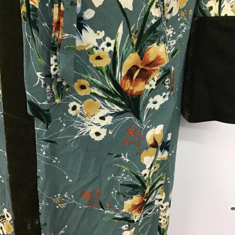 ザラ ZARA カーディガン 長袖 ガウン 総柄 マルチカラー / マルチカラー / multicolor レディース USED 古着 中古 10160344