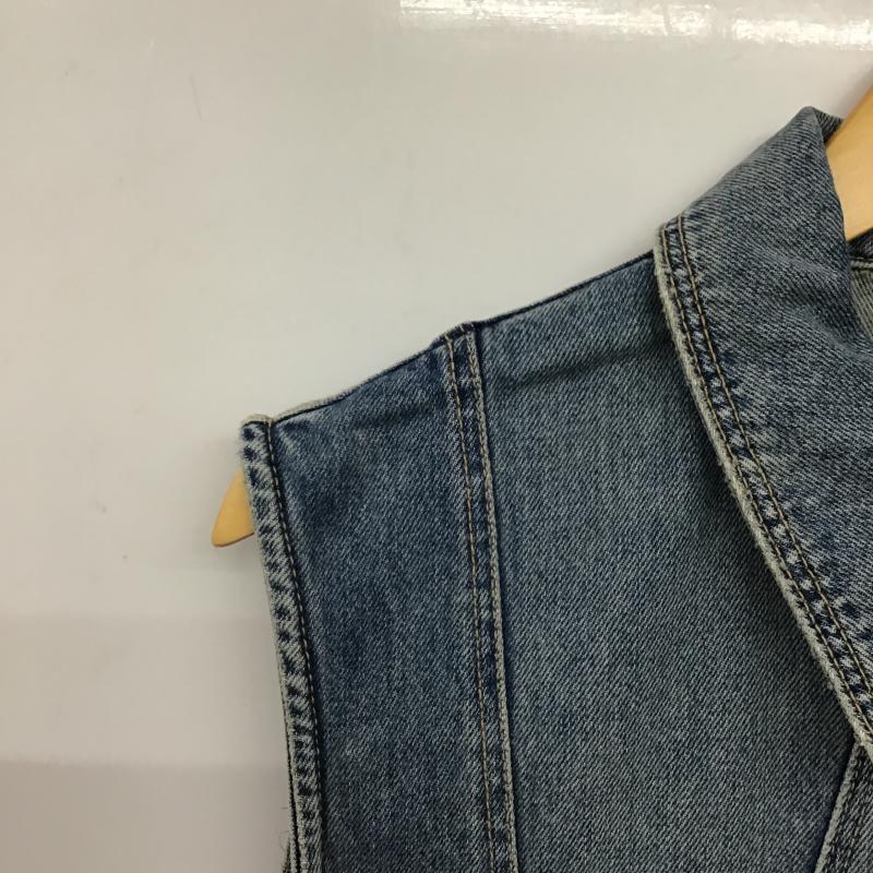 ザラ ZARA ワンピース ロングスカート デニム ロングワンピース L 無地 水色 / ライトブルー / レディース USED 古着 中古 10160346