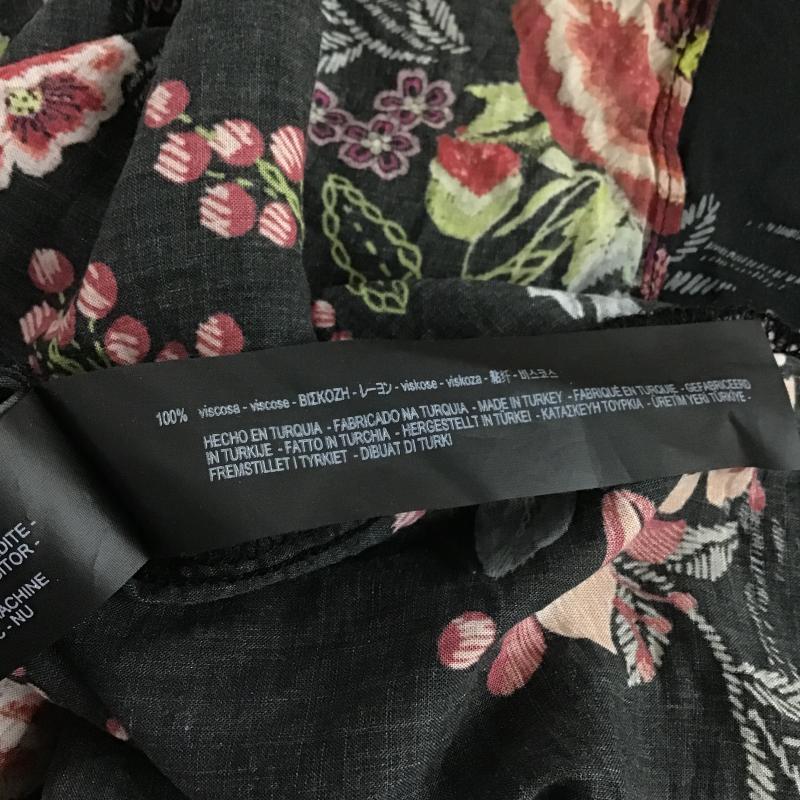 ザラウーマン ZARA WOMAN ワンピース ロングスカート XS 総柄 黒 / ブラック / black レディース USED 古着 中古 10160347