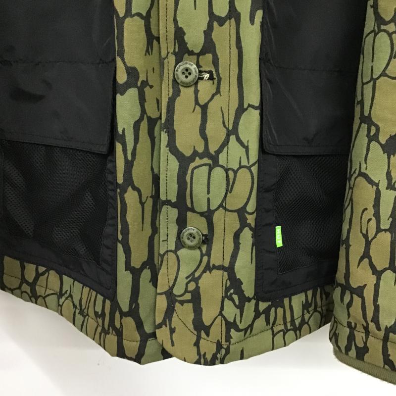 ハフ HUF ジャケット、上着 ジャンパー、ブルゾン カジュアルジャケット アウター カラージャケット L プリント カーキ / カーキ / khaki メンズ USED 古着 中古 10160349