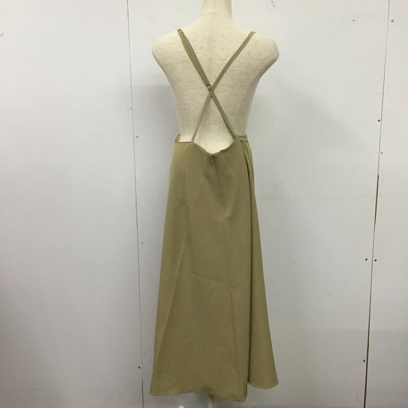 ケービーエフ KBF スカート ロングスカート KB86-25V010 サスペンダーフレアスカート ONE SIZE 無地 ベージュ / ベージュ / beige レディース USED 古着 中古 10160350