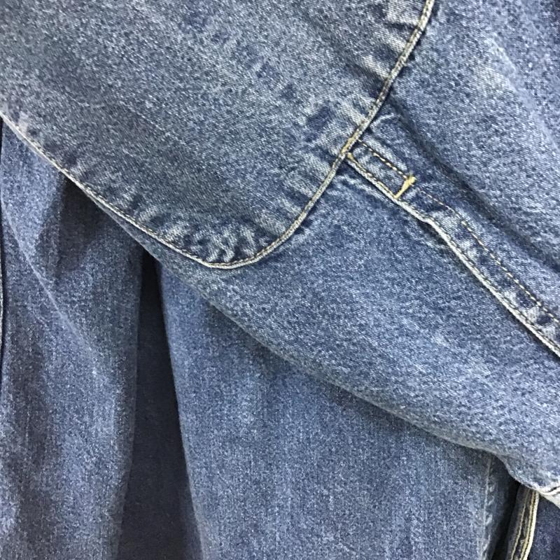 ウールリッチ WOOLRICH シャツ、ブラウス 長袖 長袖シャツ デニムシャツ ボタンダウンシャツ XXL 無地 インディゴ / インディゴ / Indigo メンズ USED 古着 中古 10160351