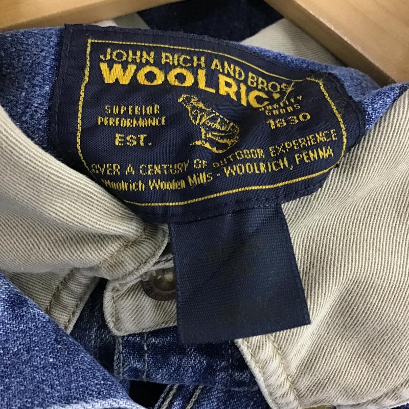 ウールリッチ WOOLRICH シャツ、ブラウス 長袖 長袖シャツ デニムシャツ ボタンダウンシャツ XXL 無地 インディゴ / インディゴ / Indigo メンズ USED 古着 中古 10160351