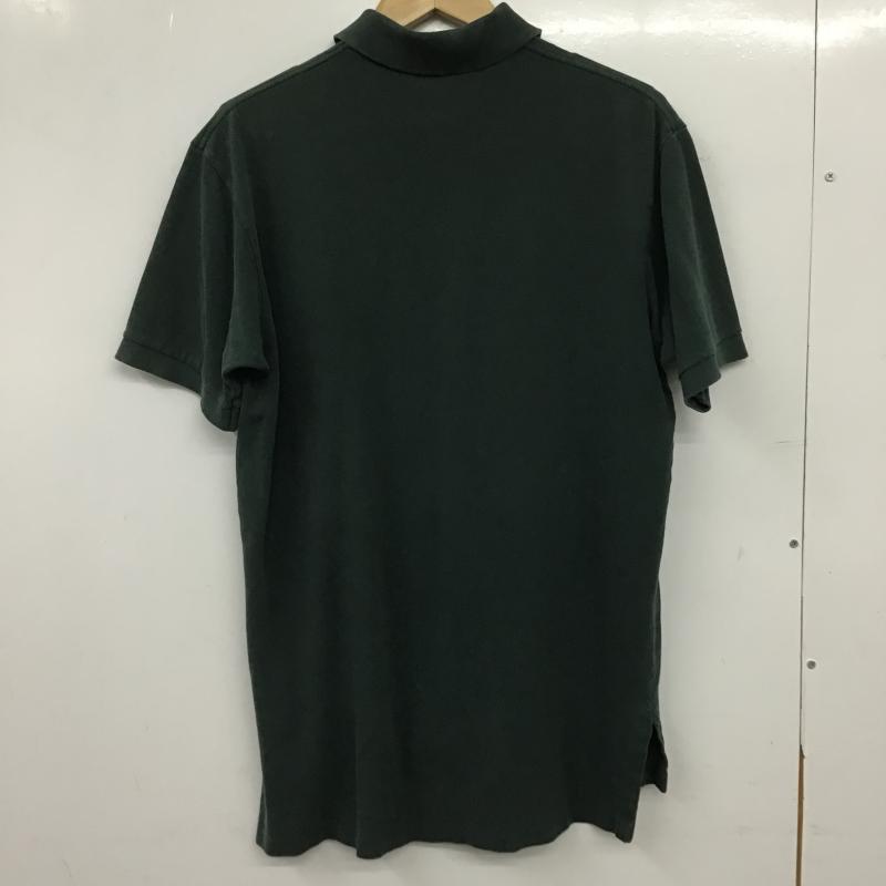 ポロバイラルフローレン Polo by RALPH LAUREN ポロシャツ 半袖 半袖ポロシャツ カラーシャツ 半袖カットソー M ロゴ、文字 緑 / グリーン / green メンズ USED 古着 中古 10160353