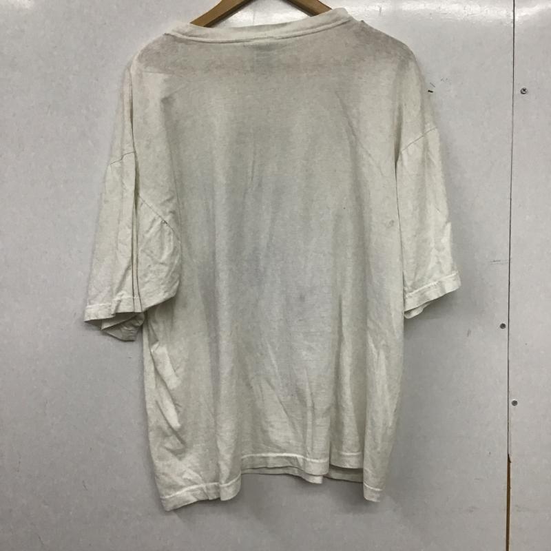 古着 USED Tシャツ 半袖 半袖カットソー プリントTシャツ クルーネックカットソー L プリント アイボリー / アイボリー / メンズ USED 古着 中古 10160356