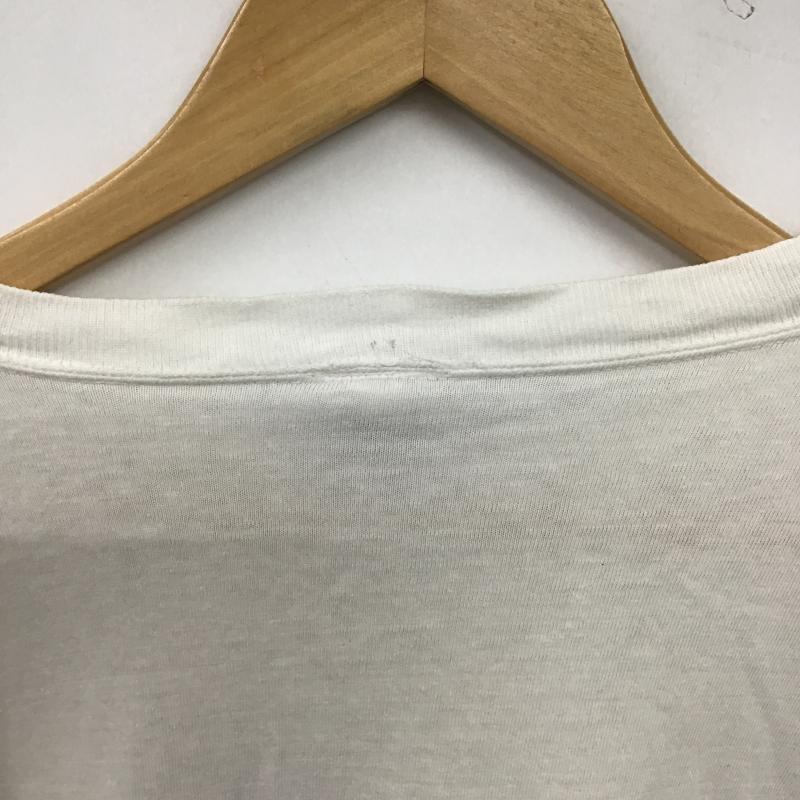 古着 USED Tシャツ 半袖 半袖カットソー プリントTシャツ クルーネックカットソー L プリント アイボリー / アイボリー / メンズ USED 古着 中古 10160356