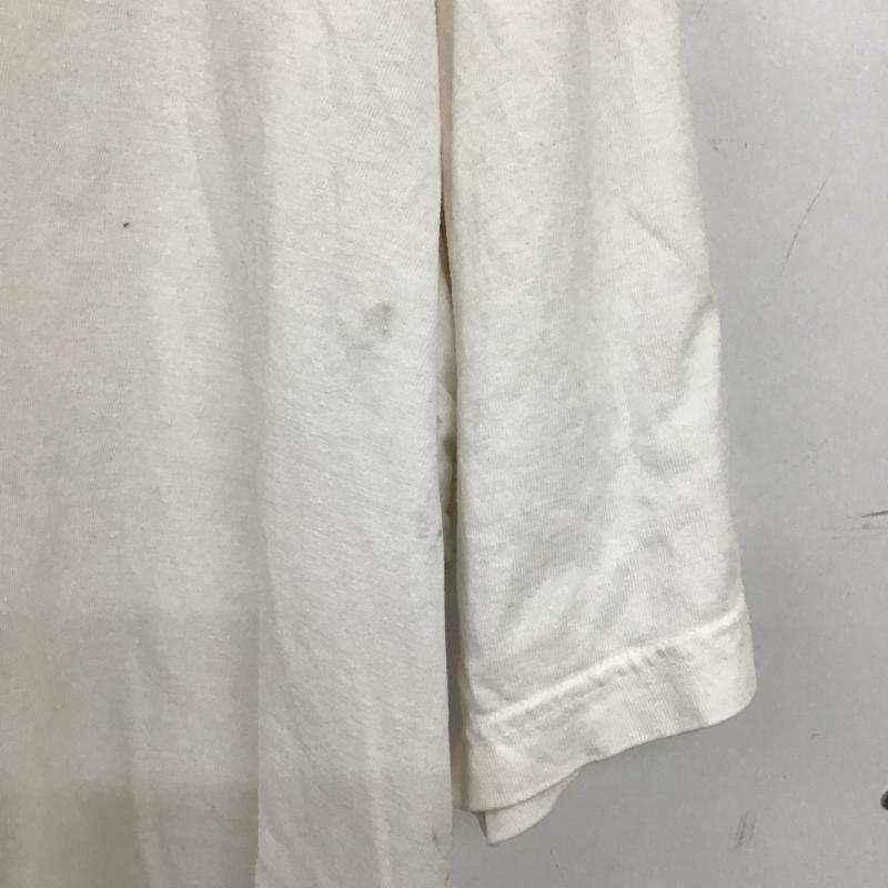 古着 USED Tシャツ 半袖 半袖カットソー プリントTシャツ クルーネックカットソー L プリント アイボリー / アイボリー / メンズ USED 古着 中古 10160356