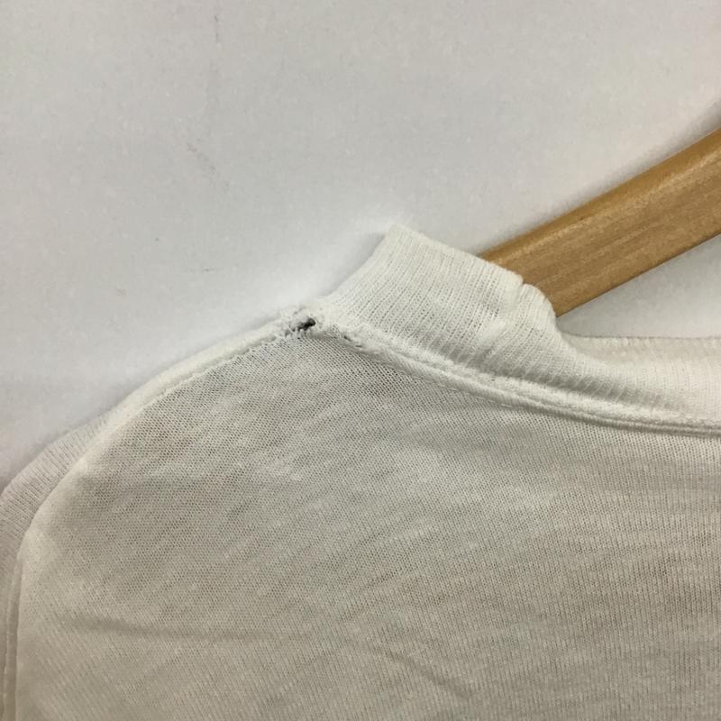 古着 USED Tシャツ 半袖 半袖カットソー プリントTシャツ クルーネックカットソー L プリント アイボリー / アイボリー / メンズ USED 古着 中古 10160356