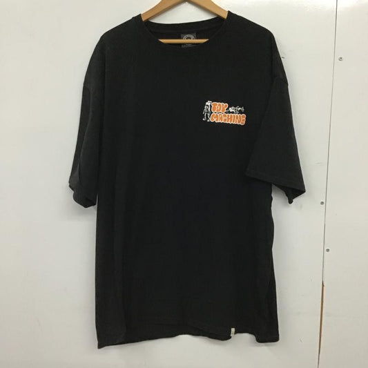 トイ マシーン TOY MACHINE Tシャツ 半袖 半袖カットソー プリントTシャツ クルーネックカットソー L プリント 黒 / ブラック / black メンズ USED 古着 中古 10160358