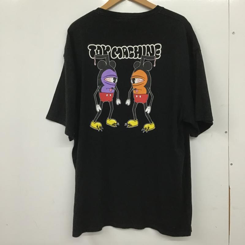 トイ マシーン TOY MACHINE Tシャツ 半袖 半袖カットソー プリントTシャツ クルーネックカットソー L プリント 黒 / ブラック / black メンズ USED 古着 中古 10160358