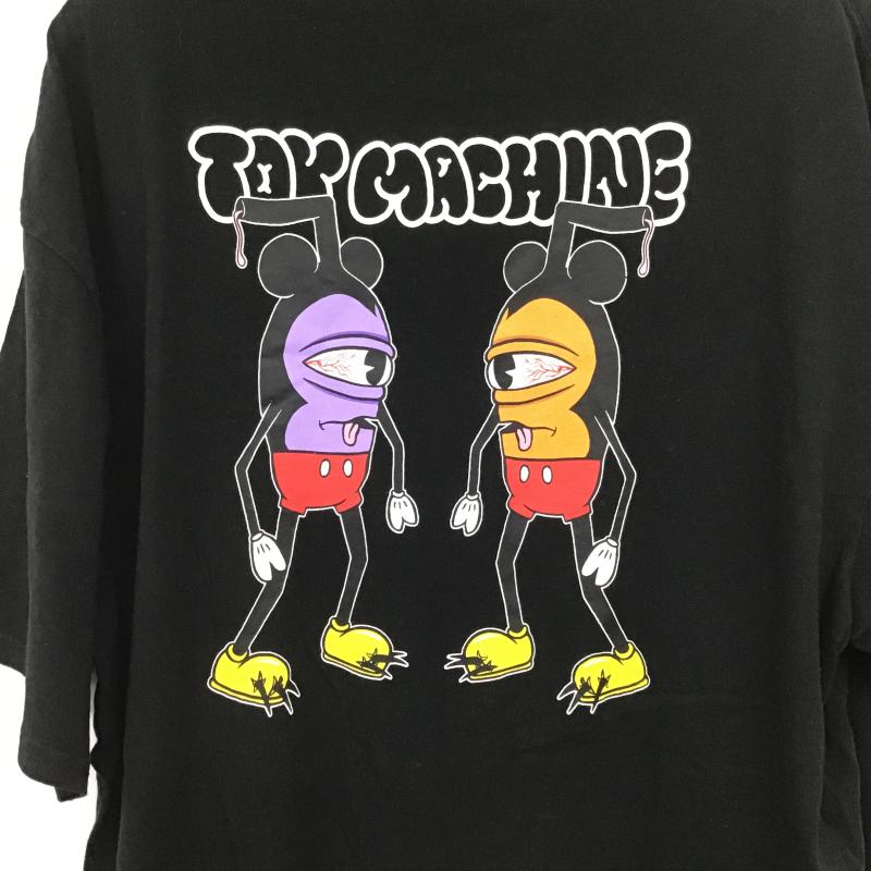 トイ マシーン TOY MACHINE Tシャツ 半袖 半袖カットソー プリントTシャツ クルーネックカットソー L プリント 黒 / ブラック / black メンズ USED 古着 中古 10160358