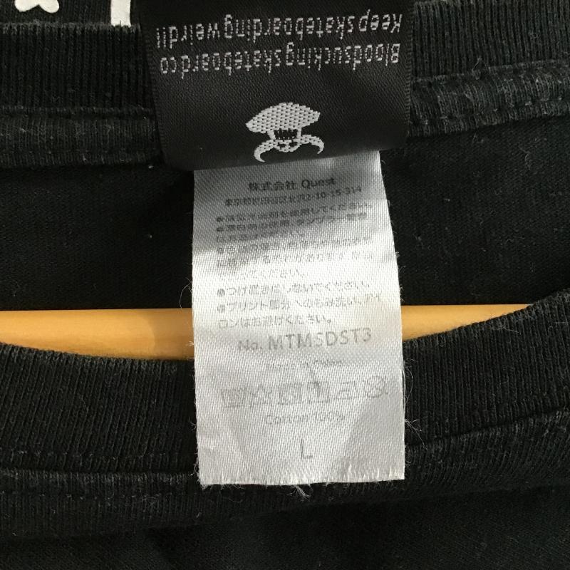 トイ マシーン TOY MACHINE Tシャツ 半袖 半袖カットソー プリントTシャツ クルーネックカットソー L プリント 黒 / ブラック / black メンズ USED 古着 中古 10160358