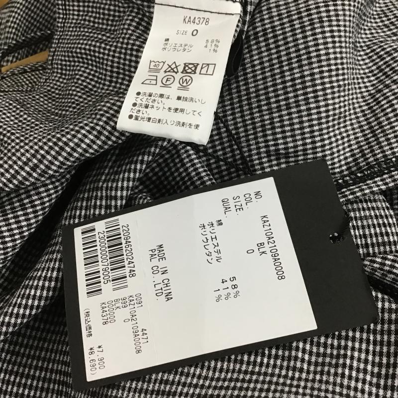 カスタネ Kastane ワンピース ロングスカート KAZ10A2109A0008 シアーサッカーギャザーワンピース 0 チェック 黒 / ブラック / black レディース USED 古着 中古 10160359