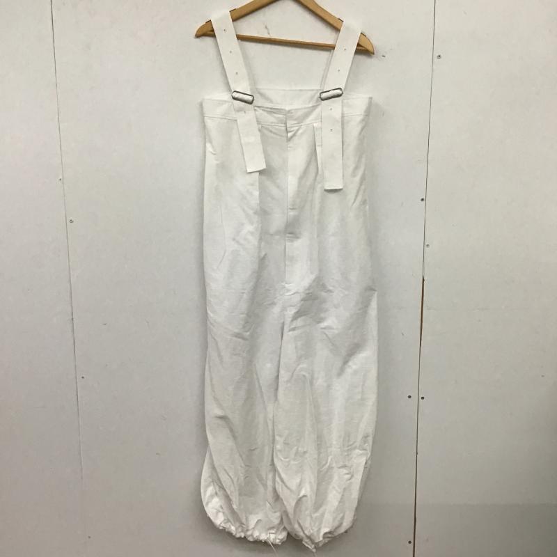 アーシー earthy サロペット・オーバーオール サロペット、オーバーオール ARZ5041502A0002 ボリュームサロペット S 無地 白 / ホワイト / white レディース USED 古着 中古 10160360