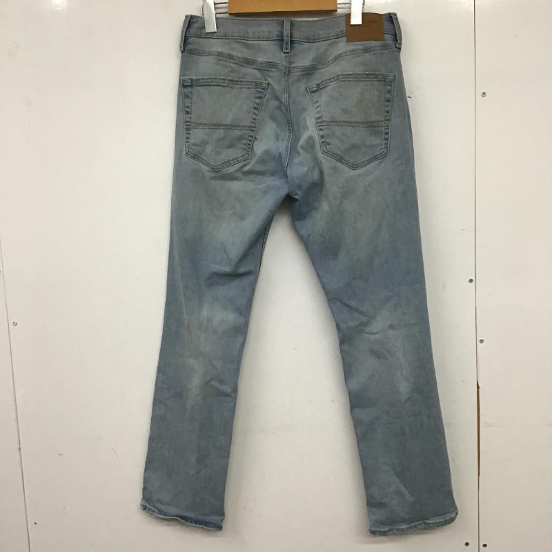アバクロンビーアンドフィッチ ABERCROMBIE&FITCH パンツ デニム、ジーンズ デニムパンツ スリムパンツ カジュアルパンツ ストレッチパンツ 31インチ ダメージ加工 インディゴ / インディゴ / Indigo メンズ USED 古着 中古 10160361
