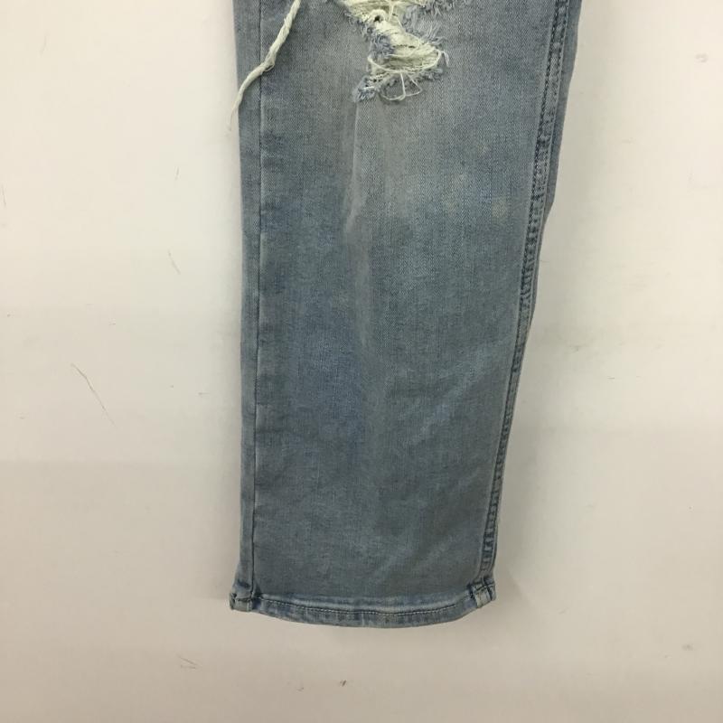 アバクロンビーアンドフィッチ ABERCROMBIE&FITCH パンツ デニム、ジーンズ デニムパンツ スリムパンツ カジュアルパンツ ストレッチパンツ 31インチ ダメージ加工 インディゴ / インディゴ / Indigo メンズ USED 古着 中古 10160361