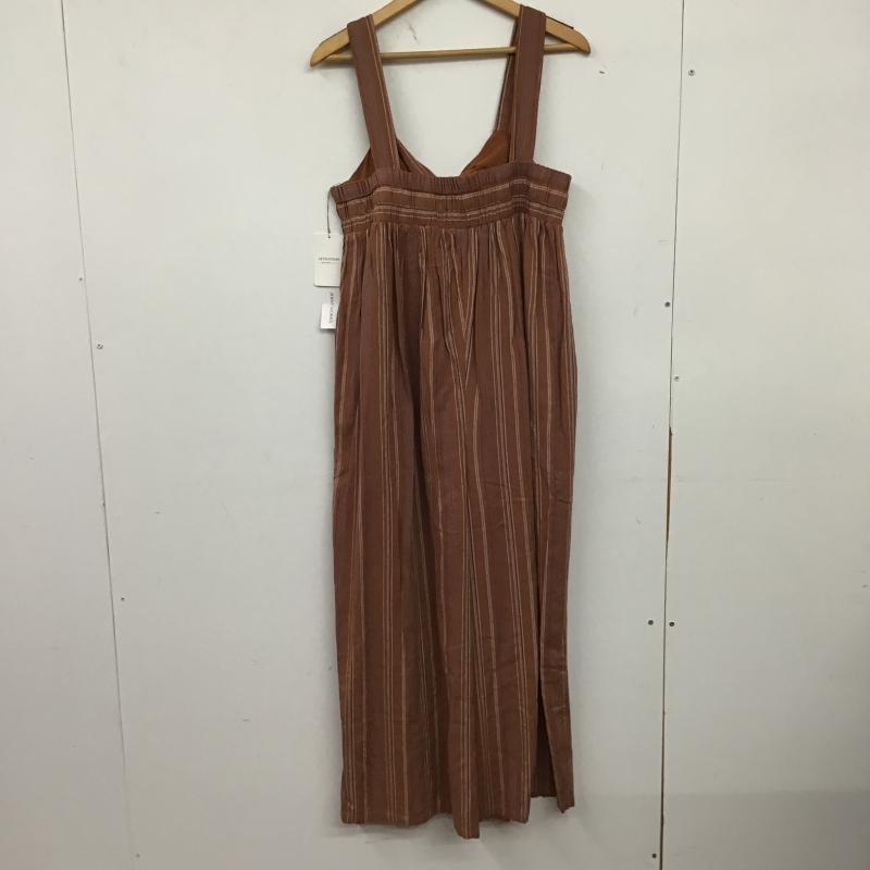 ジョイントワークス JOINT WORKS サロペット・オーバーオール サロペット、オーバーオール FREE ストライプ 茶 / ブラウン / brown レディース USED 古着 中古 10160362