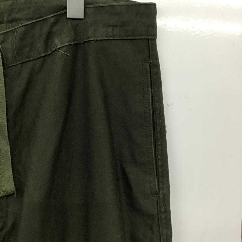 ミリタリー ミリタリー パンツ ワークパンツ、ペインターパンツ ワークパンツ ワイドパンツ カジュアルパンツ ミリタリー 3 無地 カーキ / カーキ / khaki メンズ USED 古着 中古 10160363