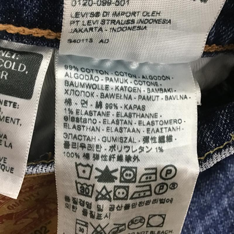 リーバイストラウスアンドコー Levi Strauss & co. パンツ デニム、ジーンズ デニムパンツ スリムパンツ カジュアルパンツ ストレッチパンツ 29インチ 無地 インディゴ / インディゴ / Indigo メンズ USED 古着 中古 10160365