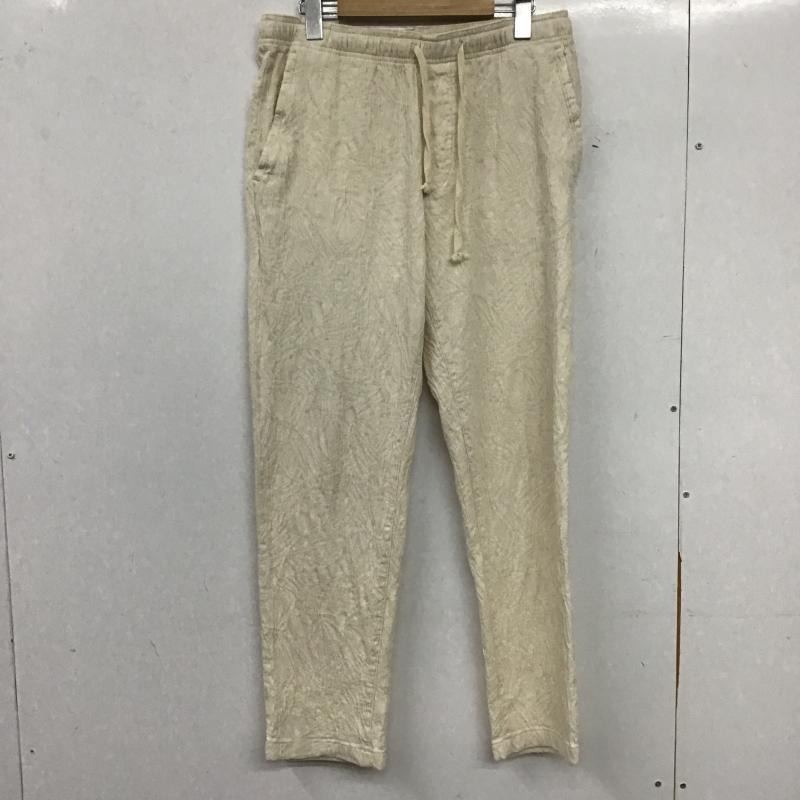ザラ ZARA パンツ ワークパンツ、ペインターパンツ ワークパンツ ワイドパンツ カジュアルパンツ M 総柄 アイボリー / アイボリー / メンズ USED 古着 中古 10160367