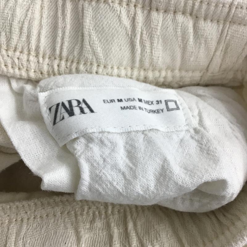 ザラ ZARA パンツ ワークパンツ、ペインターパンツ ワークパンツ ワイドパンツ カジュアルパンツ M 総柄 アイボリー / アイボリー / メンズ USED 古着 中古 10160367