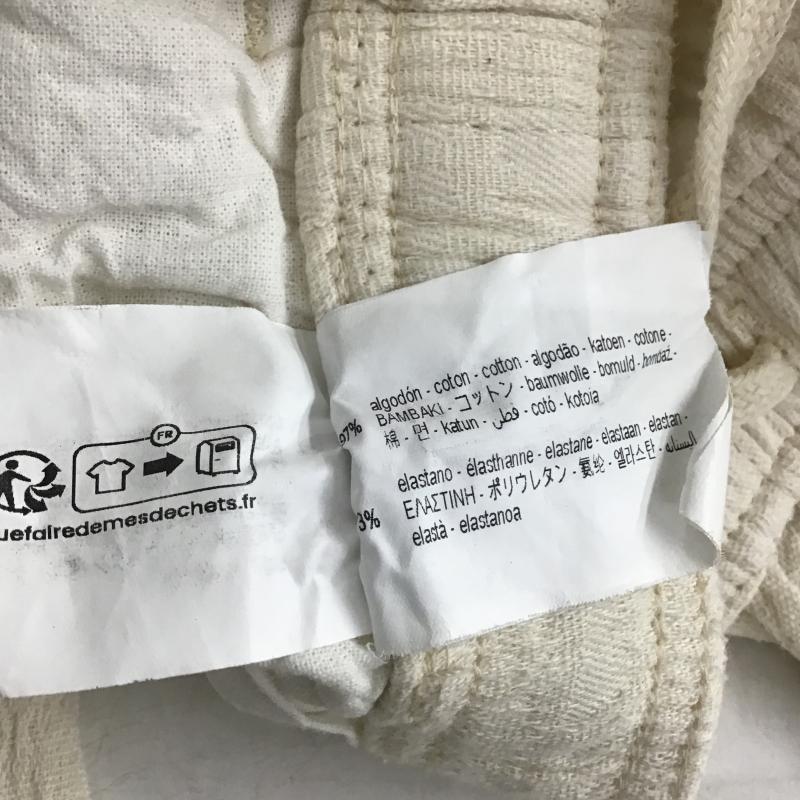 ザラ ZARA パンツ ワークパンツ、ペインターパンツ ワークパンツ ワイドパンツ カジュアルパンツ M 総柄 アイボリー / アイボリー / メンズ USED 古着 中古 10160367