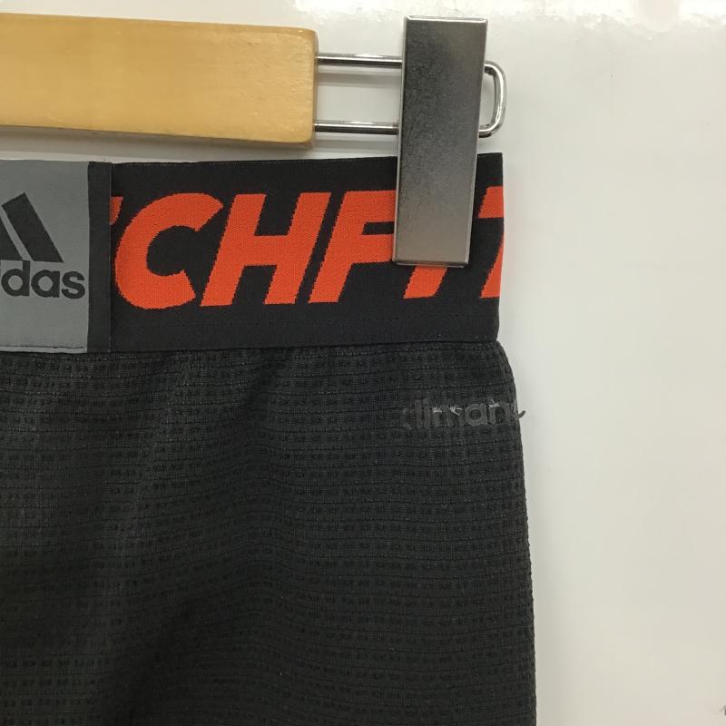 アディダス adidas レギンス、トレンカ レギンス、トレンカ アンダーウェア スポーツウェア M 総柄 黒 / ブラック / black メンズ USED 古着 中古 10160369