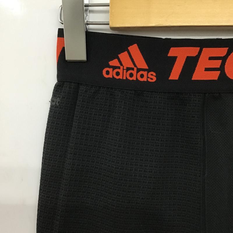 アディダス adidas レギンス、トレンカ レギンス、トレンカ アンダーウェア スポーツウェア M 総柄 黒 / ブラック / black メンズ USED 古着 中古 10160369