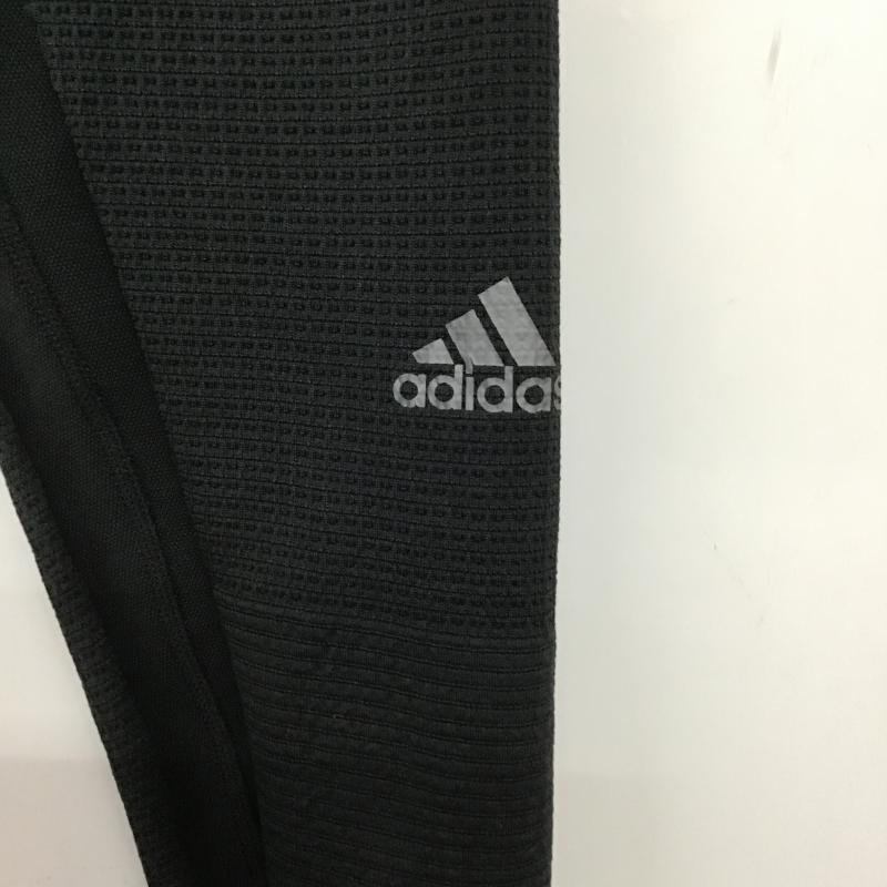 アディダス adidas レギンス、トレンカ レギンス、トレンカ アンダーウェア スポーツウェア M 総柄 黒 / ブラック / black メンズ USED 古着 中古 10160369