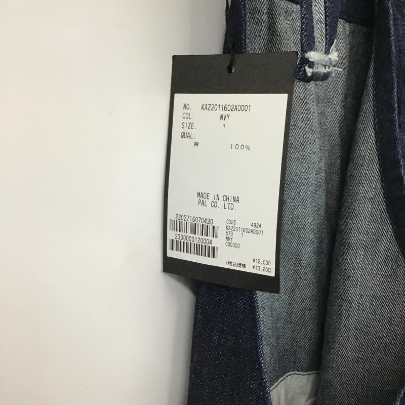 カスタネ Kastane サロペット・オーバーオール サロペット、オーバーオール KAZ2011602A0001 9.0 OZ DENIM OVERALLS 1 無地 紺 / ネイビー / navy レディース USED 古着 中古 10160370