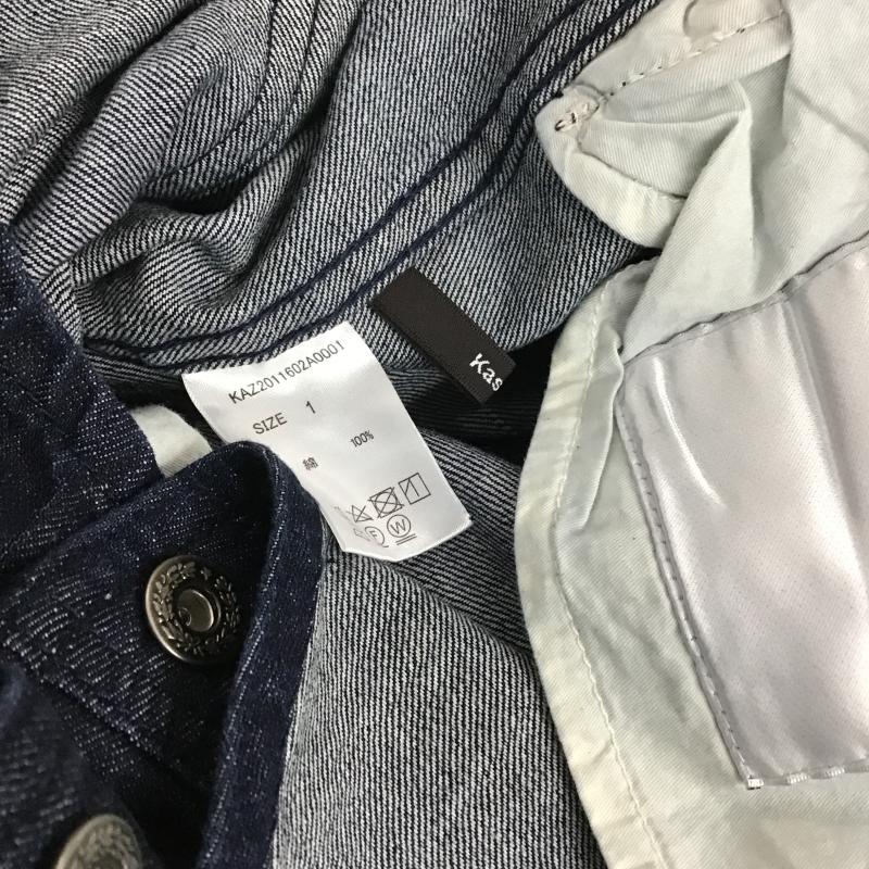 カスタネ Kastane サロペット・オーバーオール サロペット、オーバーオール KAZ2011602A0001 9.0 OZ DENIM OVERALLS 1 無地 紺 / ネイビー / navy レディース USED 古着 中古 10160370
