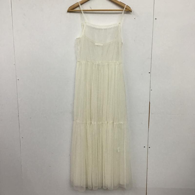 チコ CHICO ワンピース ロングスカート チュールキャミワンピース FREE 無地 白 / ホワイト / white レディース USED 古着 中古 10160372