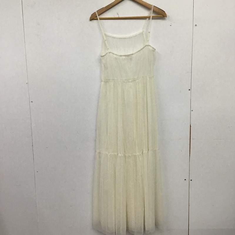 チコ CHICO ワンピース ロングスカート チュールキャミワンピース FREE 無地 白 / ホワイト / white レディース USED 古着 中古 10160372
