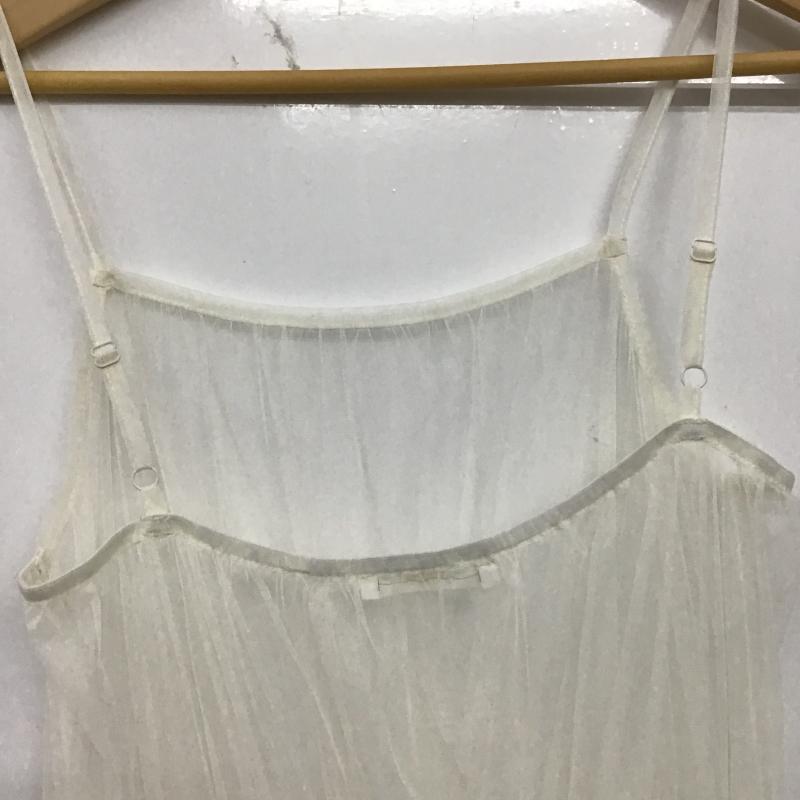 チコ CHICO ワンピース ロングスカート チュールキャミワンピース FREE 無地 白 / ホワイト / white レディース USED 古着 中古 10160372