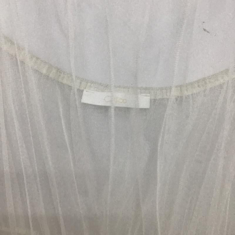 チコ CHICO ワンピース ロングスカート チュールキャミワンピース FREE 無地 白 / ホワイト / white レディース USED 古着 中古 10160372