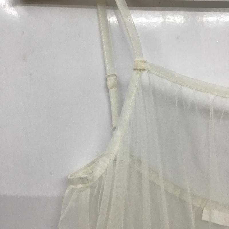 チコ CHICO ワンピース ロングスカート チュールキャミワンピース FREE 無地 白 / ホワイト / white レディース USED 古着 中古 10160372
