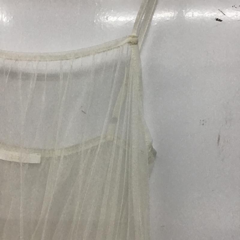 チコ CHICO ワンピース ロングスカート チュールキャミワンピース FREE 無地 白 / ホワイト / white レディース USED 古着 中古 10160372