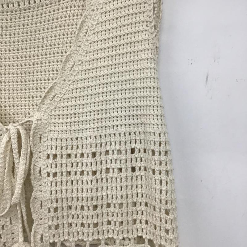 ローリーズファーム LOWRYS FARM ベスト ベスト FREE 無地 オフホワイト / オフホワイト / レディース USED 古着 中古 10160374