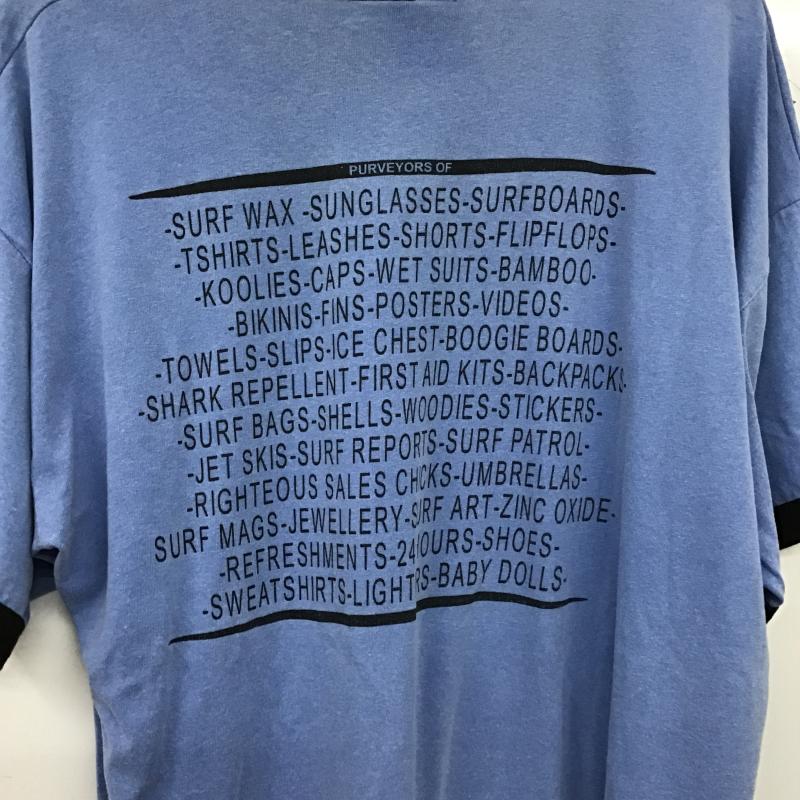 ギルダン GILDAN Tシャツ 半袖 半袖カットソー プリントTシャツ クルーネックカットソー XL プリント 水色 / ライトブルー / メンズ USED 古着 中古 10160383