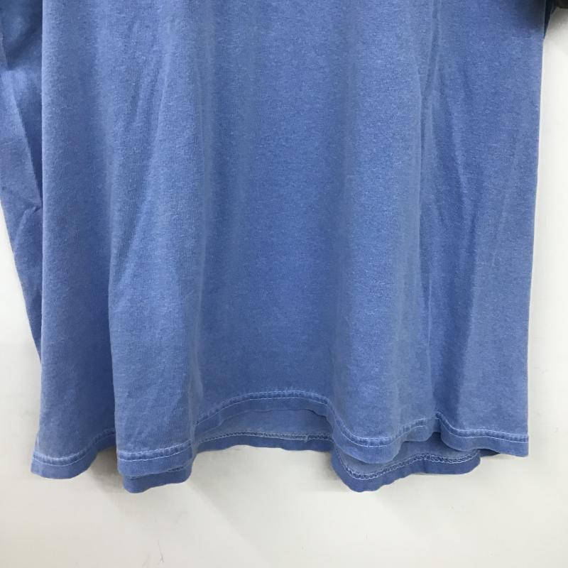 ギルダン GILDAN Tシャツ 半袖 半袖カットソー プリントTシャツ クルーネックカットソー XL プリント 水色 / ライトブルー / メンズ USED 古着 中古 10160383