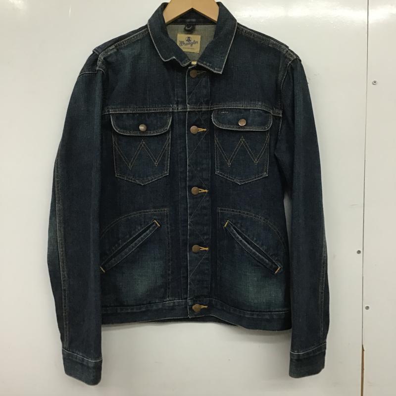 ラングラー Wrangler ジャケット、上着 ジャンパー、ブルゾン デニムジャケット Gジャン アウター カジュアルジャケット S 無地 インディゴ / インディゴ / Indigo メンズ USED 古着 中古 10160385