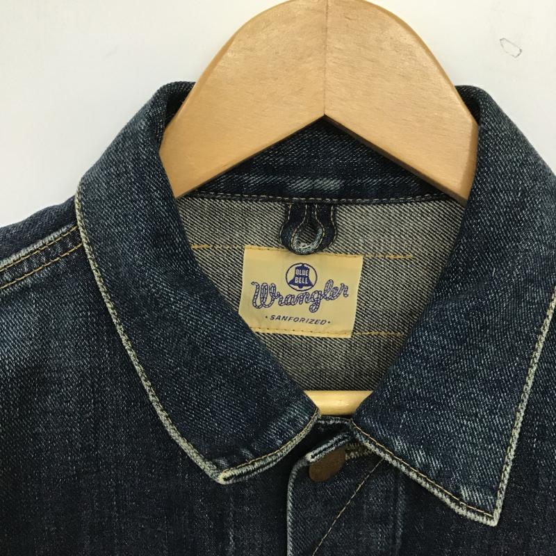 ラングラー Wrangler ジャケット、上着 ジャンパー、ブルゾン デニムジャケット Gジャン アウター カジュアルジャケット S 無地 インディゴ / インディゴ / Indigo メンズ USED 古着 中古 10160385