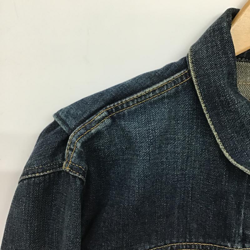 ラングラー Wrangler ジャケット、上着 ジャンパー、ブルゾン デニムジャケット Gジャン アウター カジュアルジャケット S 無地 インディゴ / インディゴ / Indigo メンズ USED 古着 中古 10160385