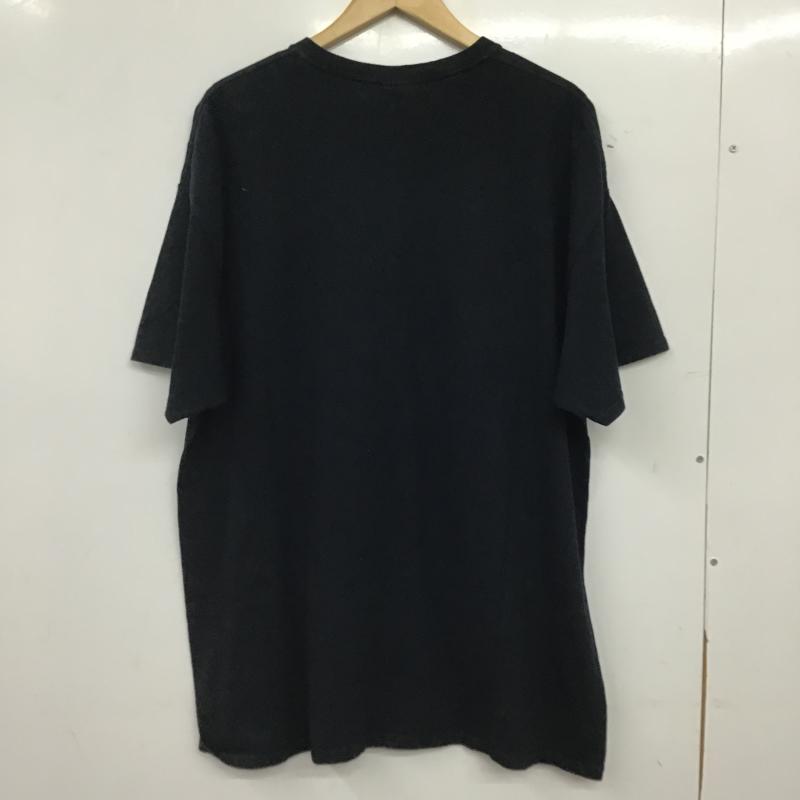 ギルダン GILDAN Tシャツ 半袖 半袖カットソー プリントTシャツ クルーネックカットソー XL プリント ダークグレー / ダークグレー / メンズ USED 古着 中古 10160386