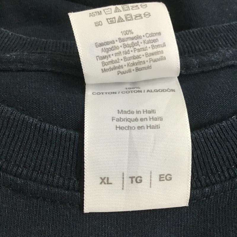 ギルダン GILDAN Tシャツ 半袖 半袖カットソー プリントTシャツ クルーネックカットソー XL プリント ダークグレー / ダークグレー / メンズ USED 古着 中古 10160386