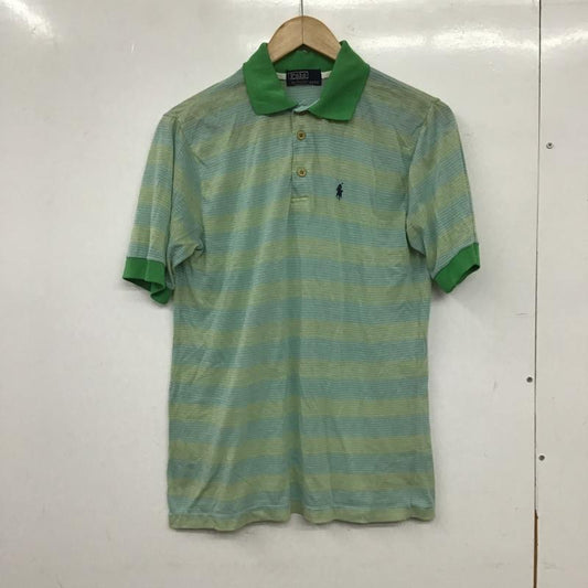 ポロバイラルフローレン Polo by RALPH LAUREN ポロシャツ 半袖 半袖ポロシャツ カラーシャツ 半袖カットソー ボーダー柄 マルチカラー / マルチカラー / multicolor メンズ USED 古着 中古 10160390