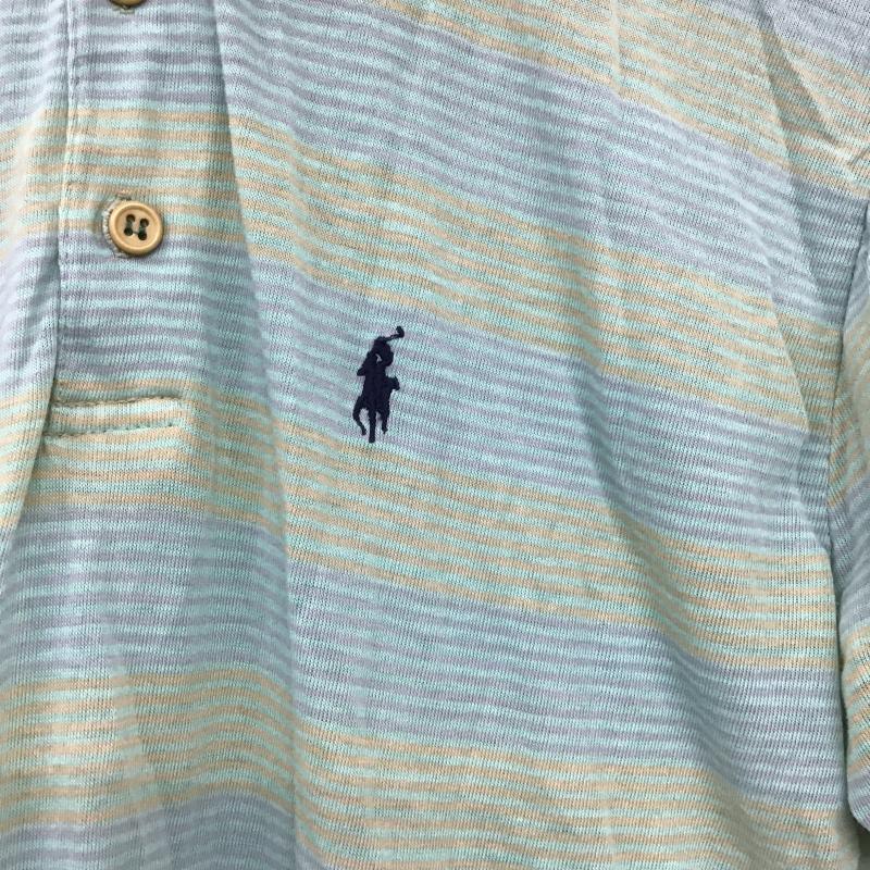 ポロバイラルフローレン Polo by RALPH LAUREN ポロシャツ 半袖 半袖ポロシャツ カラーシャツ 半袖カットソー ボーダー柄 マルチカラー / マルチカラー / multicolor メンズ USED 古着 中古 10160390