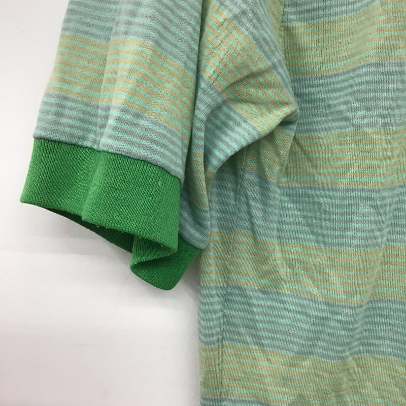 ポロバイラルフローレン Polo by RALPH LAUREN ポロシャツ 半袖 半袖ポロシャツ カラーシャツ 半袖カットソー ボーダー柄 マルチカラー / マルチカラー / multicolor メンズ USED 古着 中古 10160390