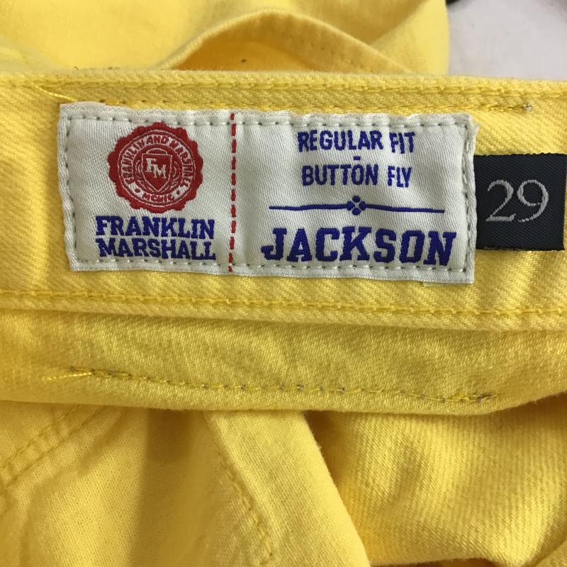 フランクリンマーシャル FRANKLIN&MARSHALL パンツ ショートパンツ ショートパンツ ハーフパンツ カジュアルパンツ 29インチ 無地 黄 / イエロー / yellow メンズ USED 古着 中古 10160392