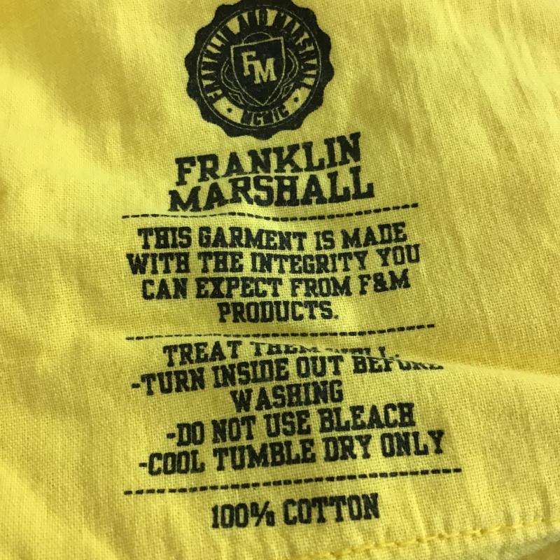 フランクリンマーシャル FRANKLIN&MARSHALL パンツ ショートパンツ ショートパンツ ハーフパンツ カジュアルパンツ 29インチ 無地 黄 / イエロー / yellow メンズ USED 古着 中古 10160392
